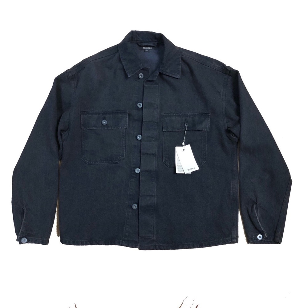 NWT yeezy season 6 denim jacket